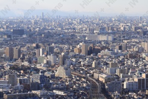 首都圏東京上空の眺望