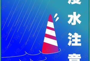 浸水を警告するアイコン