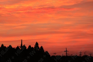 染まる夕刻に鐘がなる時間