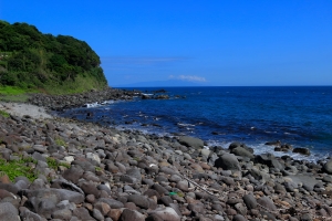 海岸線のバックグラウンド