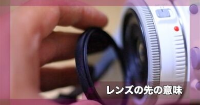 レンズの先の意味