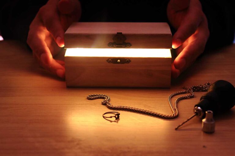 開錠して開封の写真素材