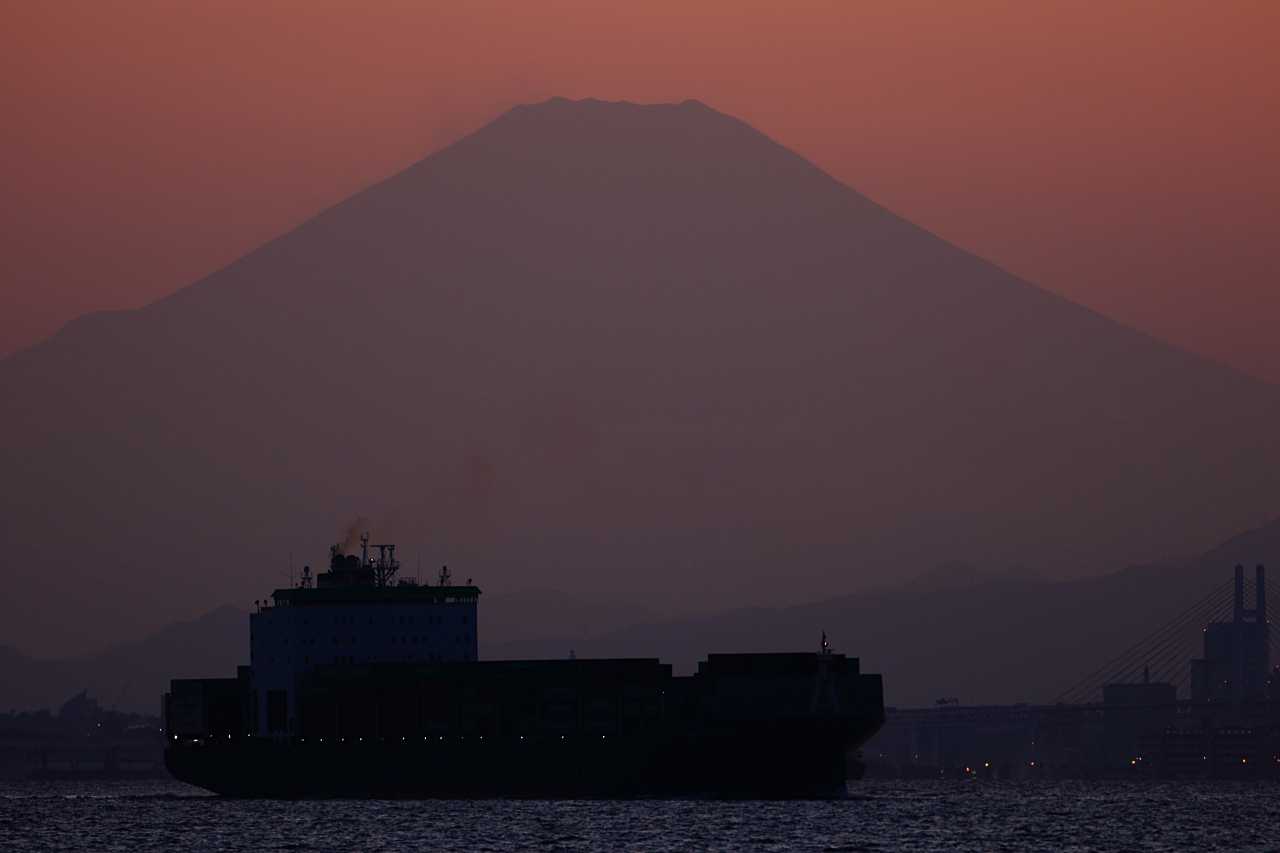 貨物船航海の写真素材