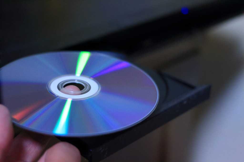 デジタルディスクの写真素材