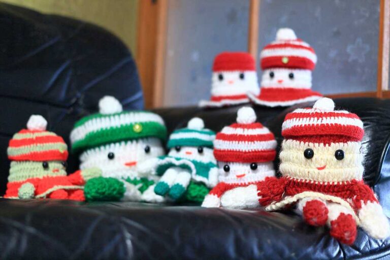 手芸家族の写真素材