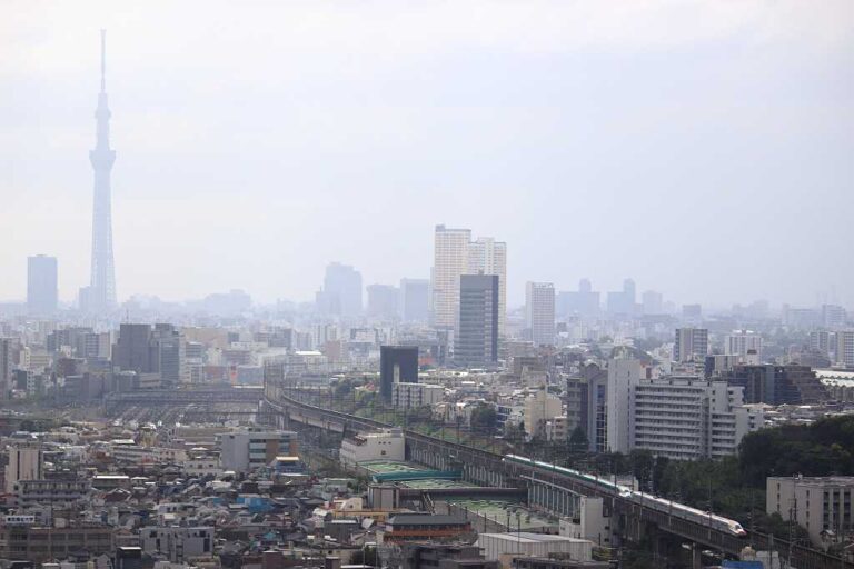 東京都市眺望の写真素材