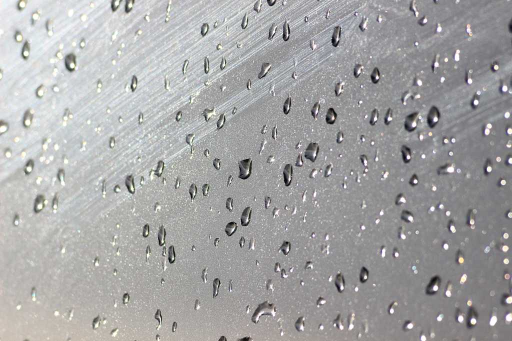 雨粒背景の写真素材