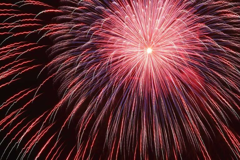 打ち上げ花火の写真素材