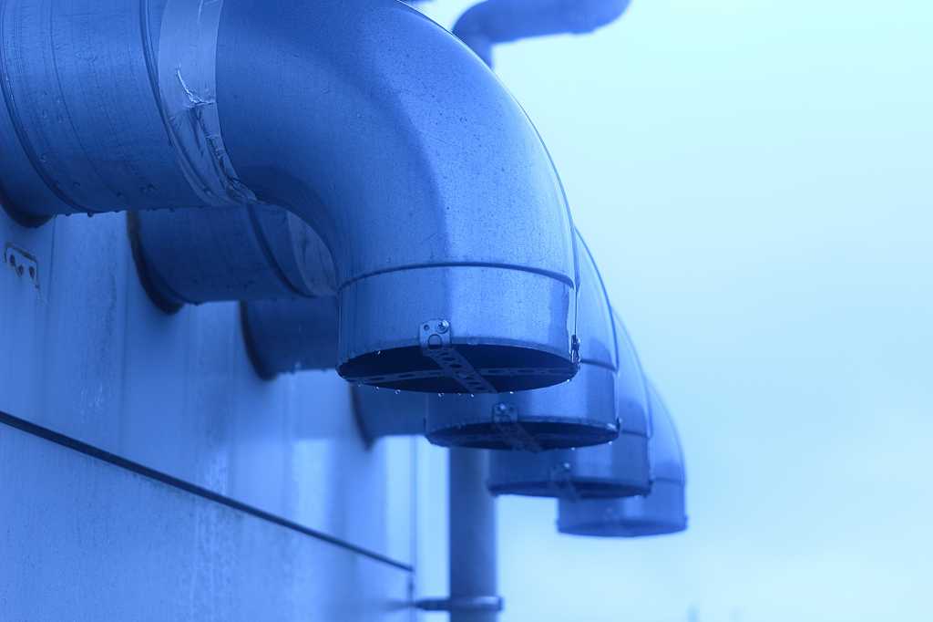 排気ダクトの写真素材