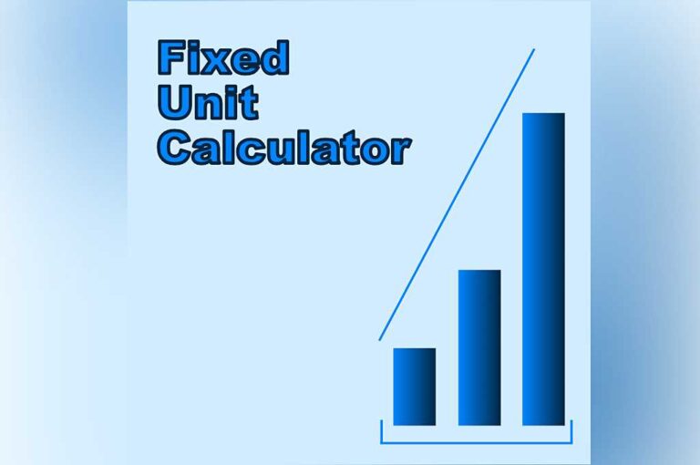 Fixed Unit Calculator