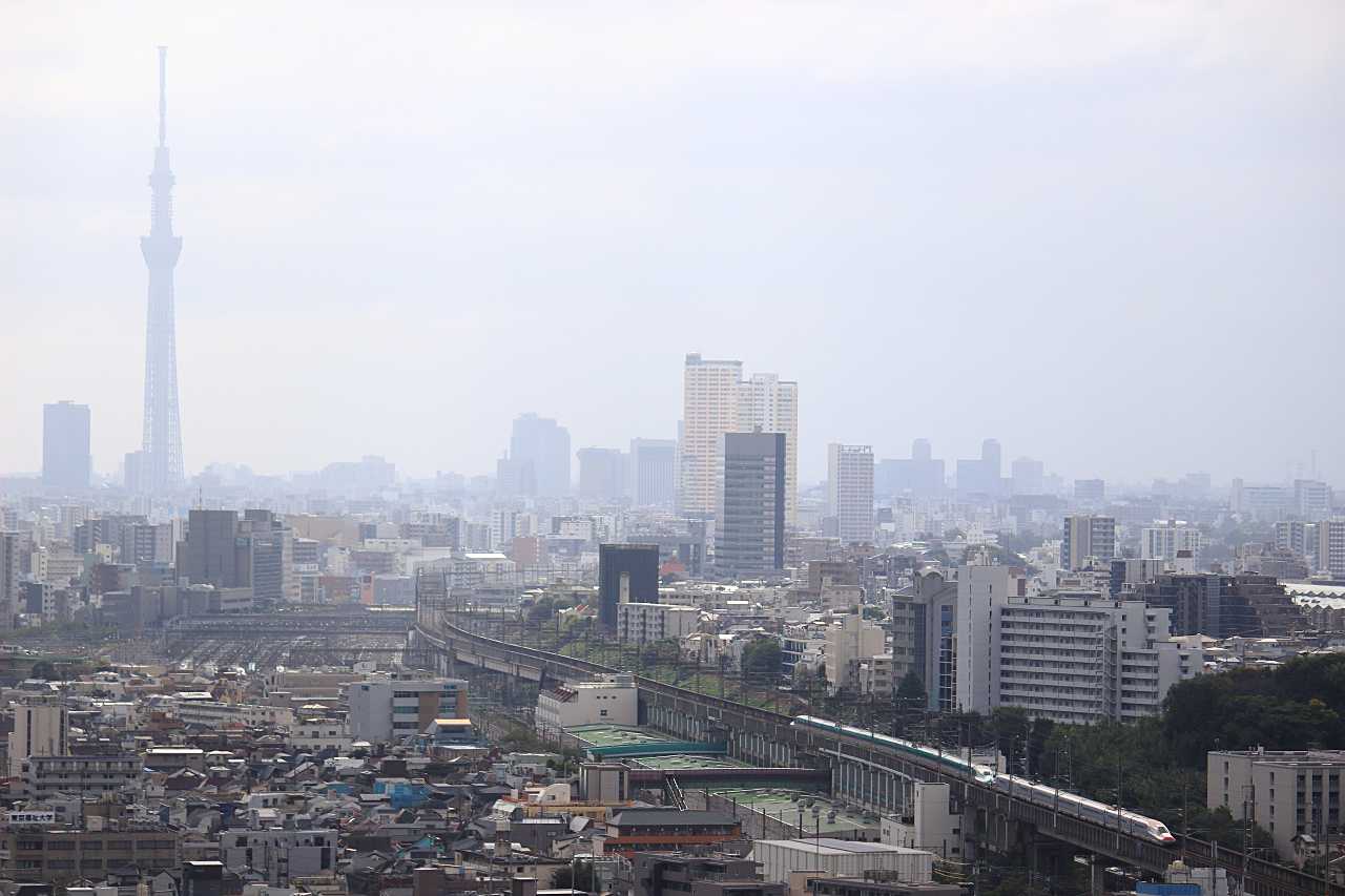 東京都市眺望の写真素材