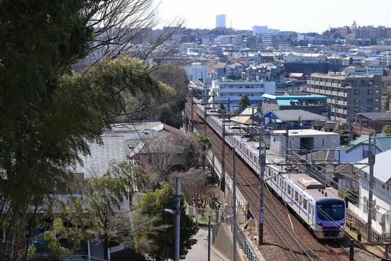地下鉄便利な田園都市の写真素材