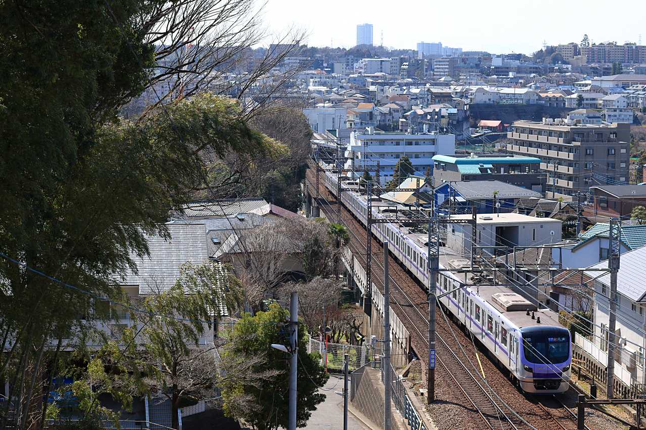 地下鉄便利な田園都市の写真素材