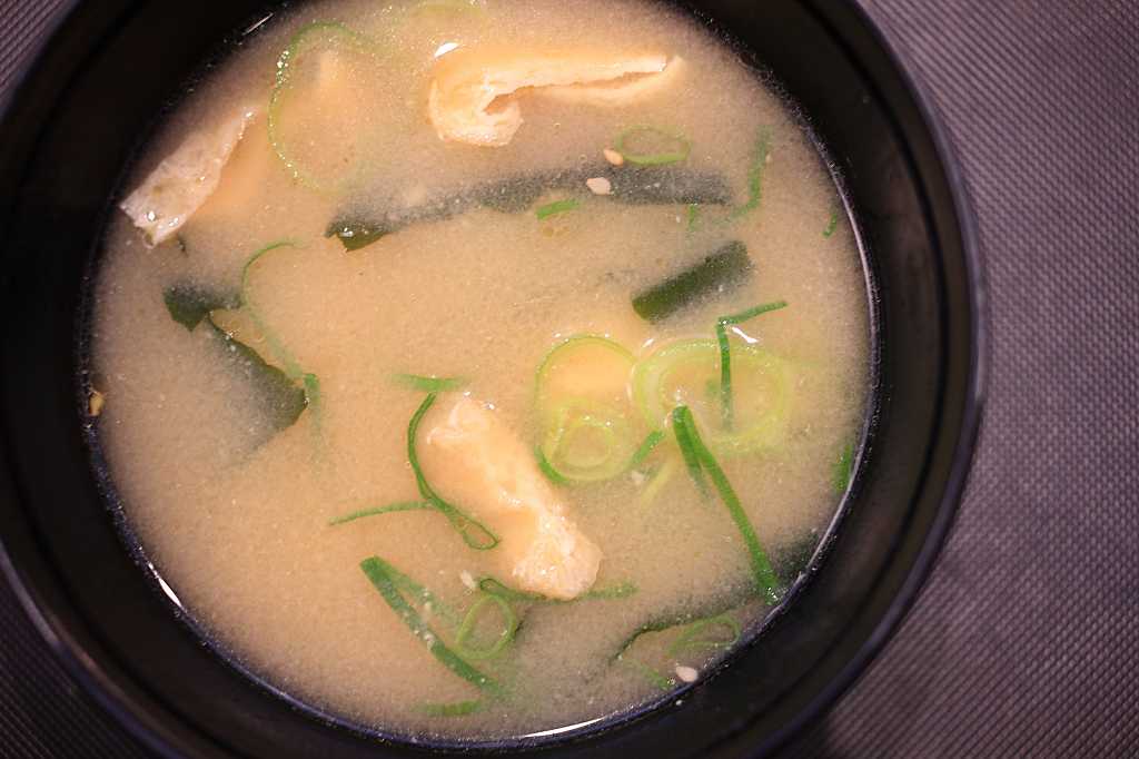 あたたかいお味噌汁の写真素材