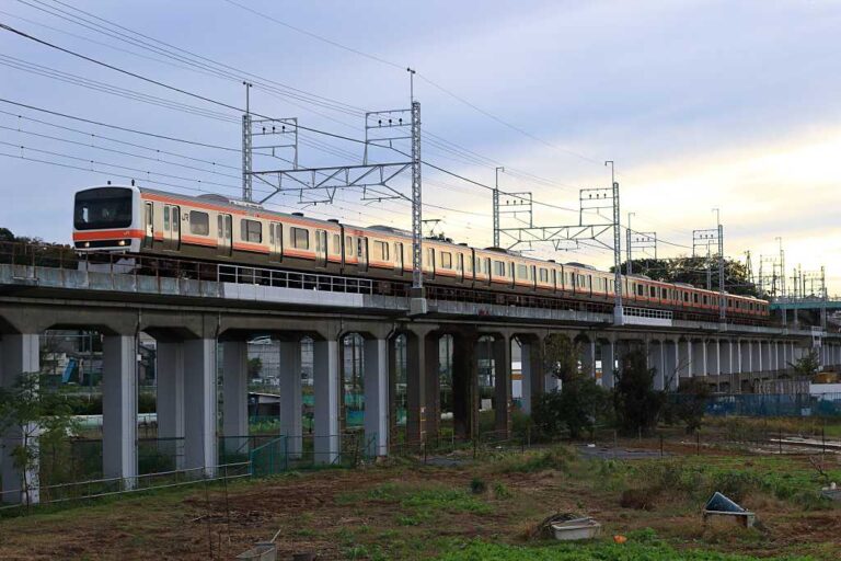 都心を迂回する外環路線の写真素材