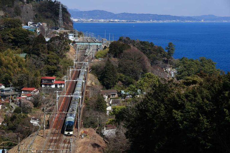 相模湾列車クルーズの写真素材
