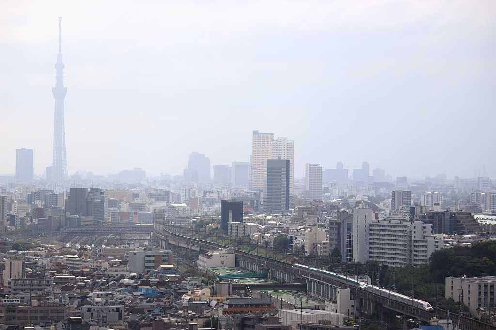 東京都市眺望の写真素材