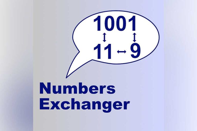 Numbers Exchanger